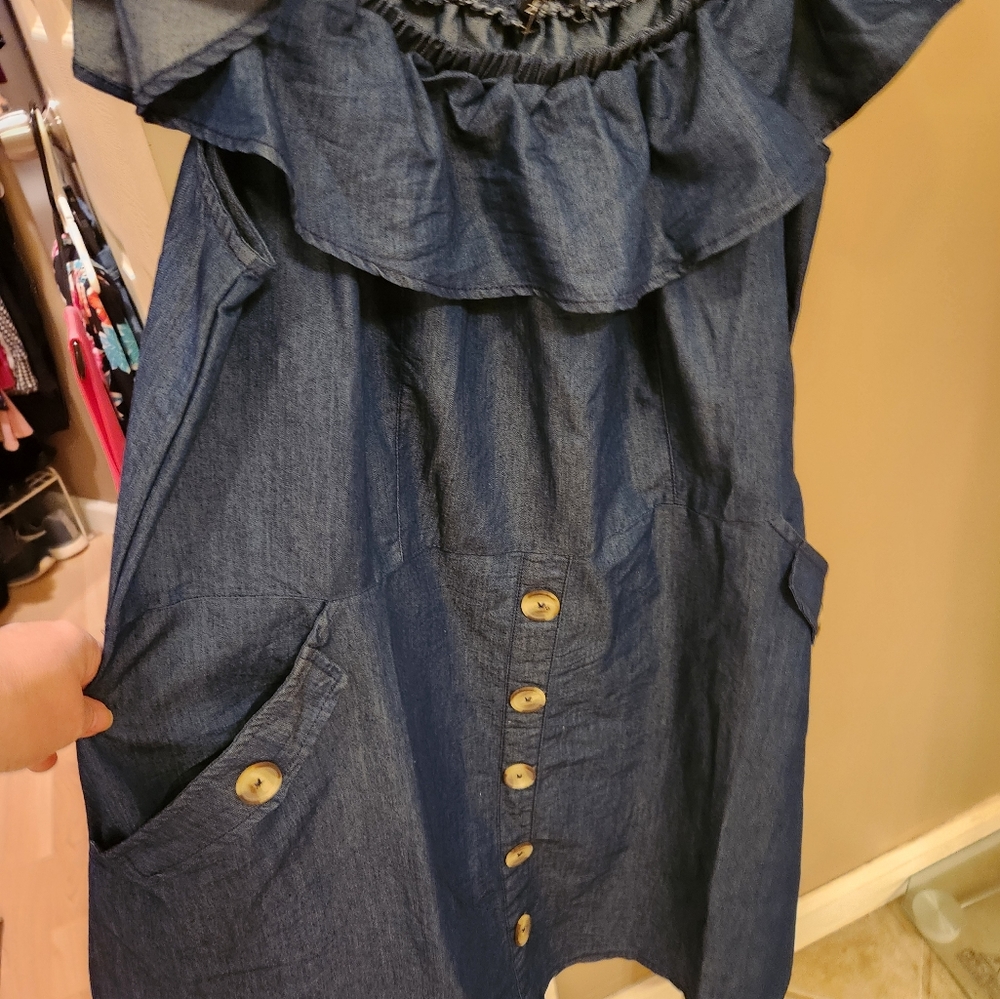 Denim dress